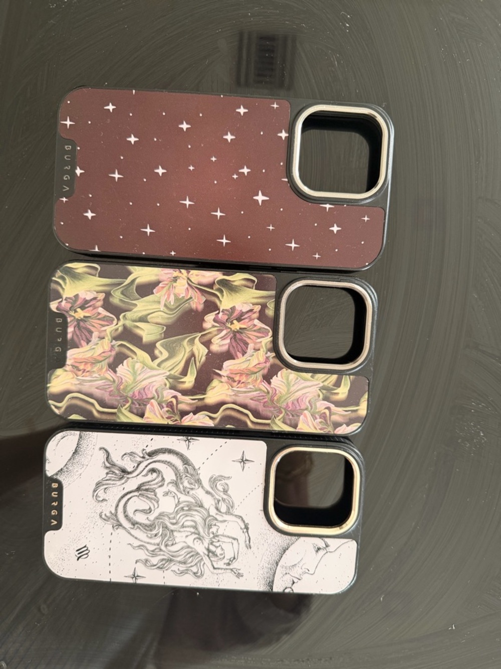 iPhone 14 Pro Max Floral & Star Design iPhone Case Set
